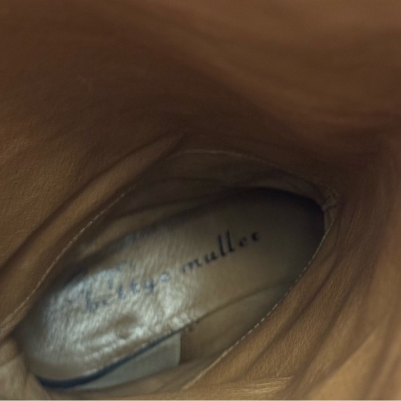 Vintage Bettye Muller black knee high leather boots size 7.5 - Picture 4 of 8